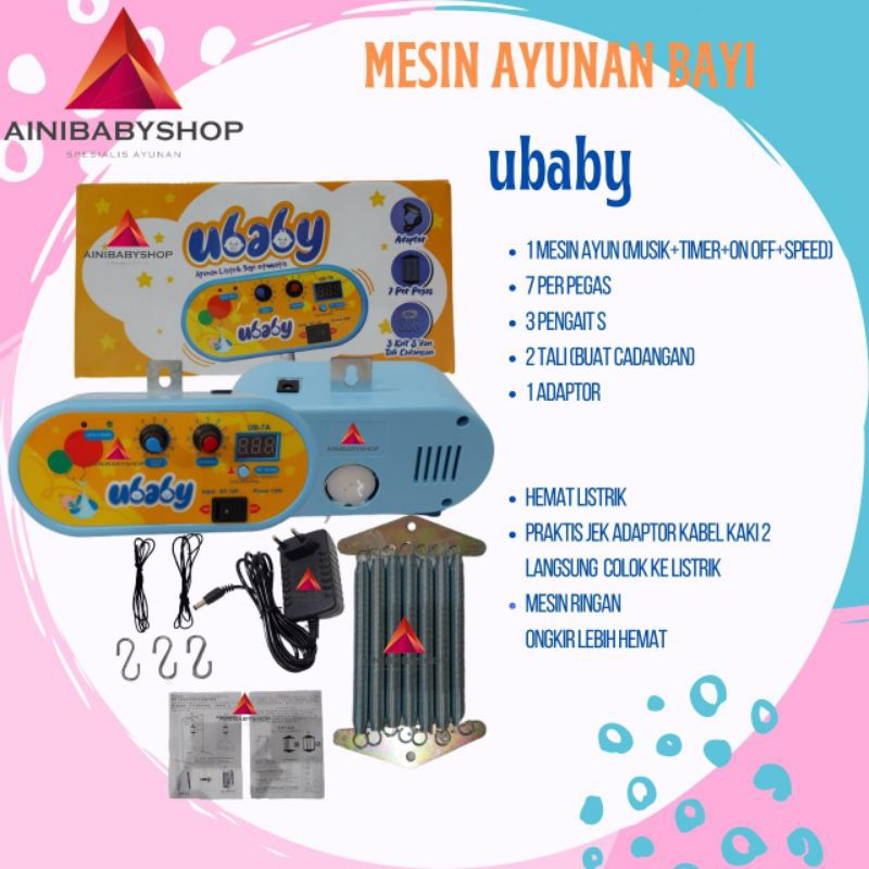 Paket Ayunan Otomatis Portable Chrome Mesin Listrik GT Baby/WJ Baby