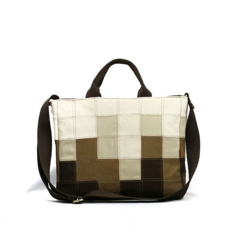 KAINA Denim-Canvas Patchwork Halimun Medium Bag [Free Pouch] PO 5 HARI