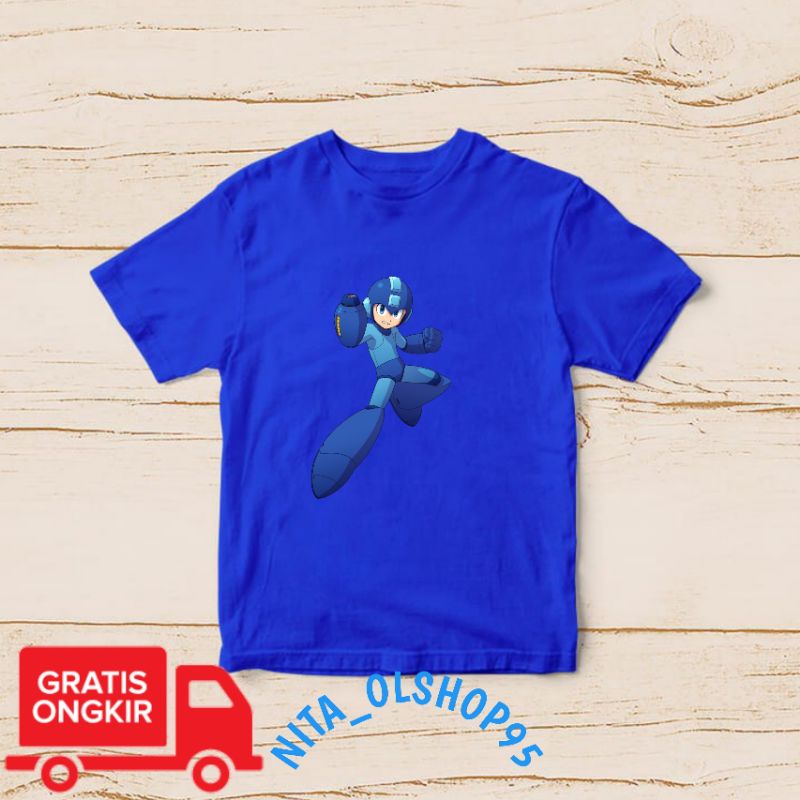 baju anak megaman Mega man , baju anak karakter