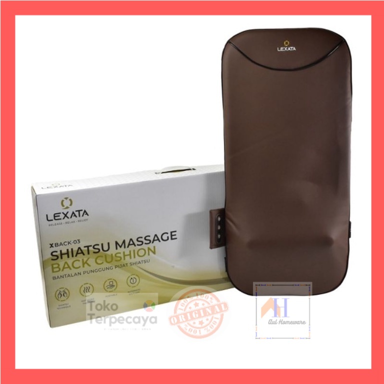 Lexata Bantal Pijat Shiatsu Real Hand