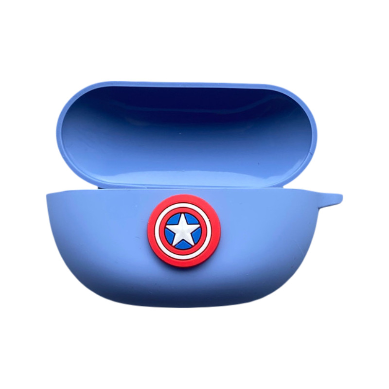 Casing Sony Wf-sp800n Wf sp800n Protective SiliconeCase Marvel Series Cartoon Cool Soft Shell