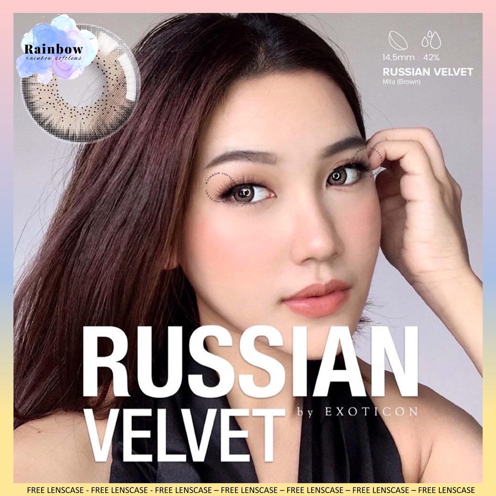 [COD] SOFTLENS X2 RUSSIAN VELVET MINUS (-3.25 SD -6.00) DIAMETER 14.5MM