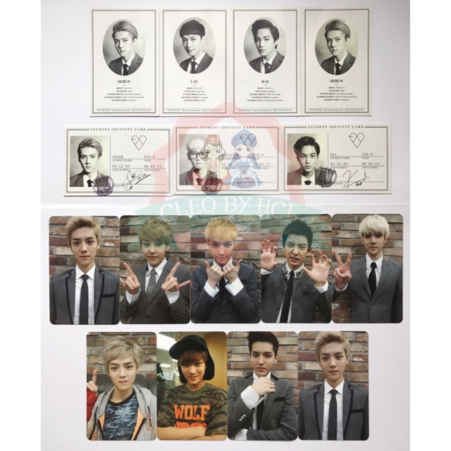 EXO OFFICIAL XOXO & GROWL PC