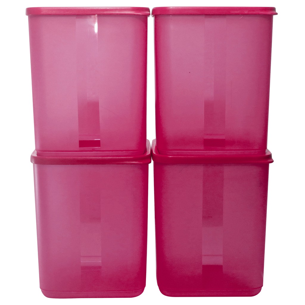 TOPLES KOTAK PANJANG PENYIMPANAN CALISTA JASMINE 4 PCS FOOD CONTAINER SET PLASTIK KULKAS SET TEMPAT BUMBU MAKAN SAYUR FOOD CONTAINER WADAH SAJI KUE TOPLES PENYIMPANAN BUAH TOPLES TEBAL TOPLES KEKINIAN