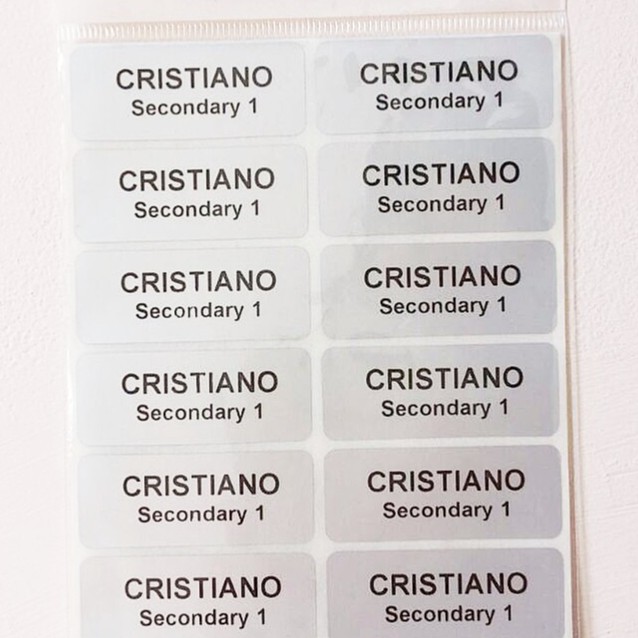 

H7Y POLOS SEMUA VARIAN - STIKER LABEL NAMA WATERPROOF