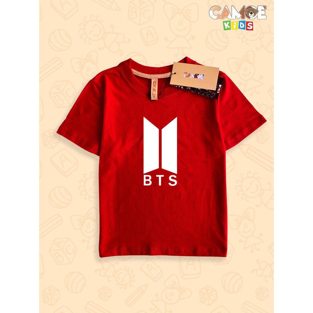 baju kaos anak kids BTS army logo Kpop korean