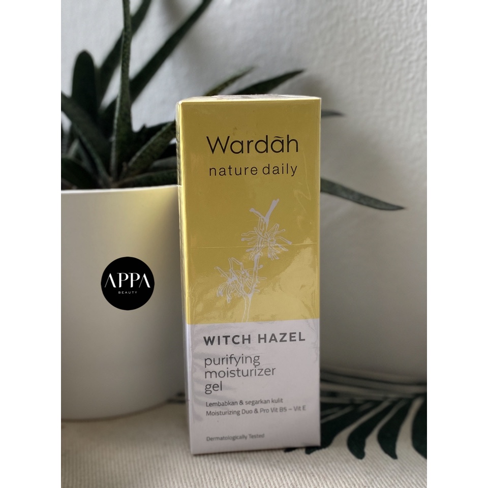 Wardah Nature Daily Witch Hazel Purifying Moisturizer Gel 40 ml