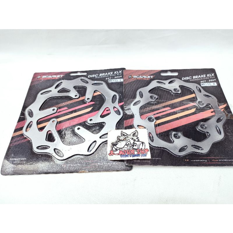 PIRINGAN CAKRAM DEPAN BELAKANG CRF 150 CRF150 L WR155 WR 155 CRF150L SCARLET