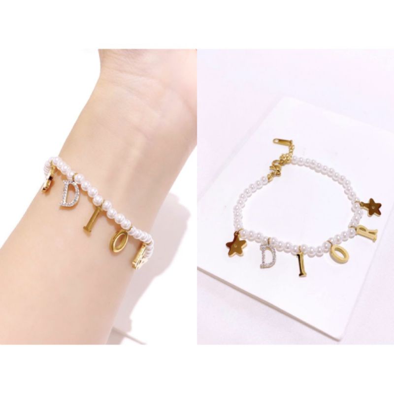 GELANG JADIOR MUTIARA TITANIUM / GELANG TITANIUM GOLD FASHION