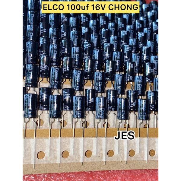 ELCO 100uf 16V ORIGINAL CHONG