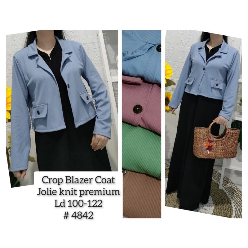 Blazer Crop Aquila Knit Premium Blazer Midi Gamis