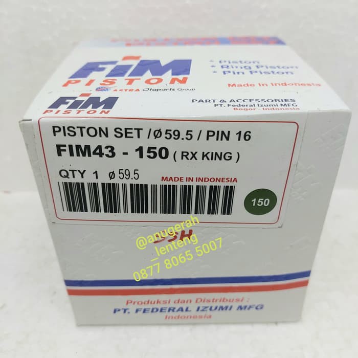 Piston Kit / Seher FIM 43 OS 150 1.50 (59,5) Yamaha RX King