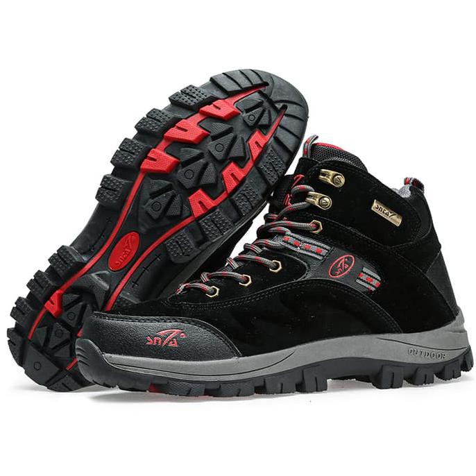 Sepatu Gunung Snta 471 Black Trekking/Hiking/Adventure/Outdoor
