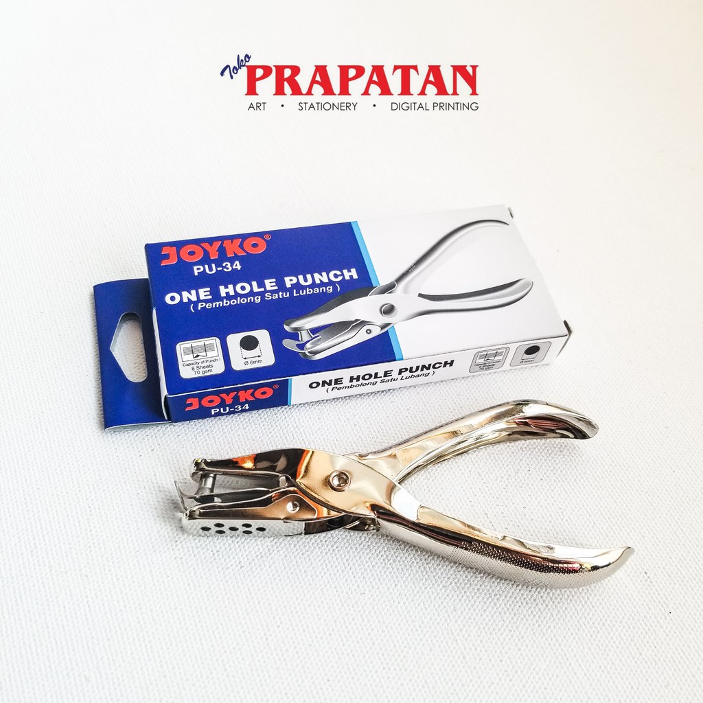

Pembolong Kertas Joyko Satu Lubang PU-34 / Joyko One Hole Punch