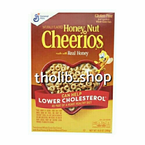 

general mills cheerios honey nut breakfast cereal 552gr