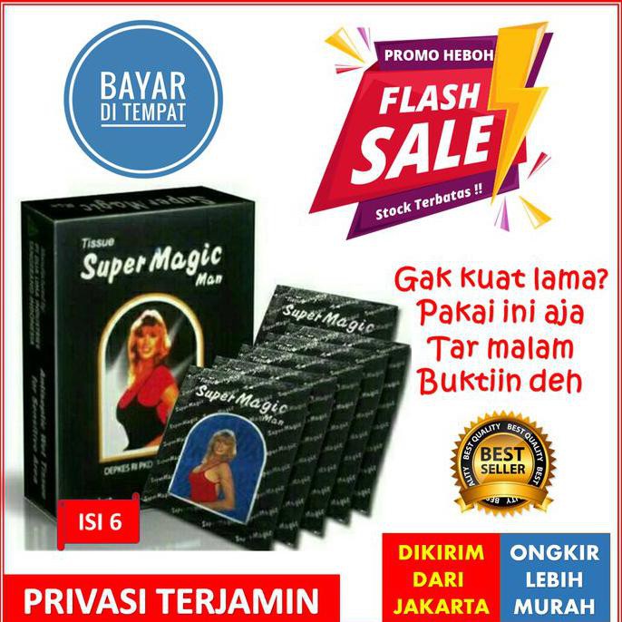 TISSUE MAGIC TISU MAGIC TISUE MAGIC SUPER MAGIC MAN 1 BOX ISI 6 (COD)