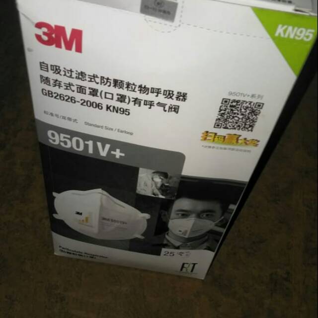Masker 3M KN95 9501V+
