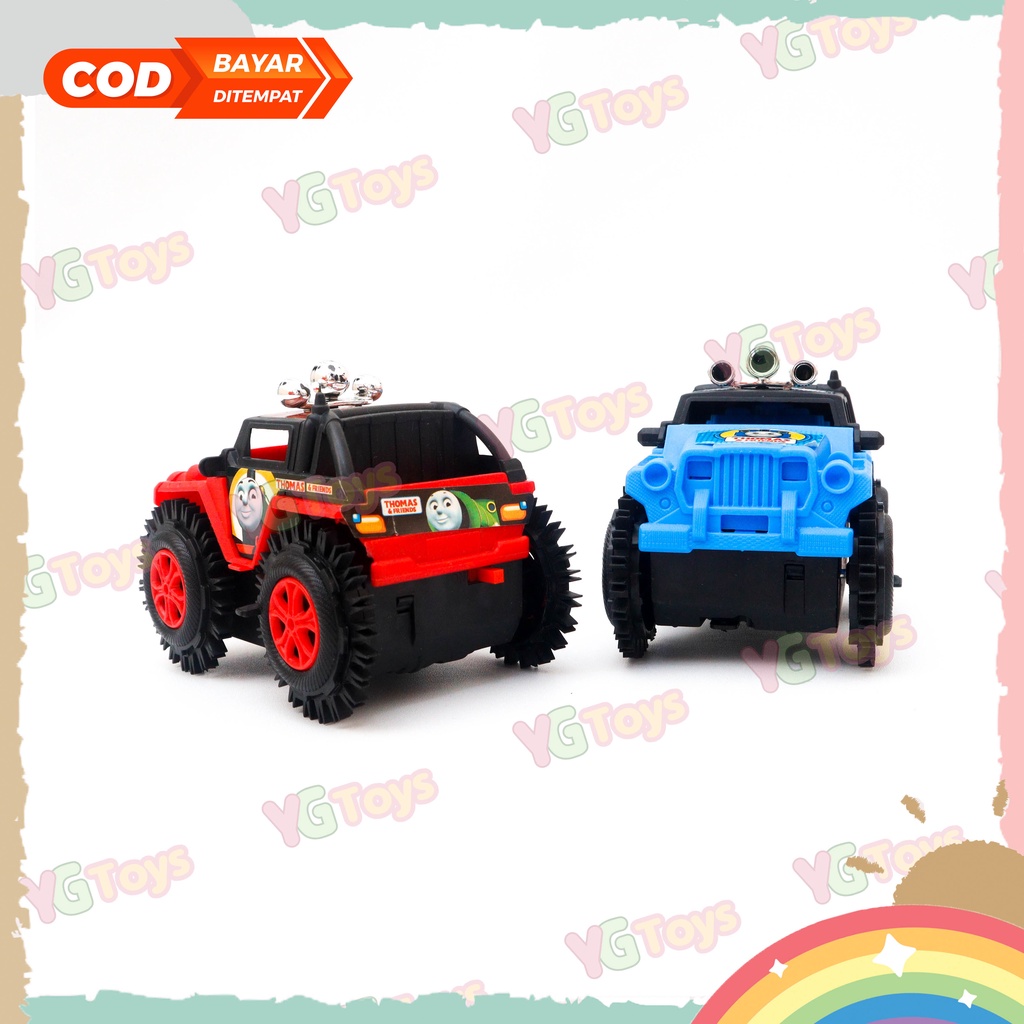 YGtoys Mainan Anak Cowok Mobil Mobilan Jungkir Balik Offroad Tumbling Tiping Car Karakter