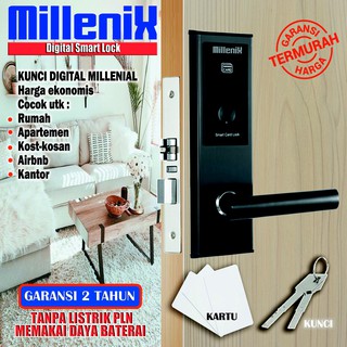 Kunci Pintu Digital Millenix Mx 511 Kartu Kunci Shopee Indonesia