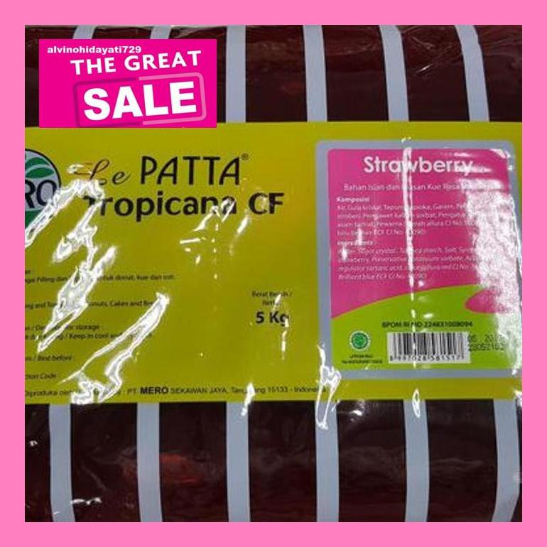 

Al04Nind Selai Lepatta Tropicana Cf Strawberry 5 Kg - Gojek / Grab Only Indvvl03