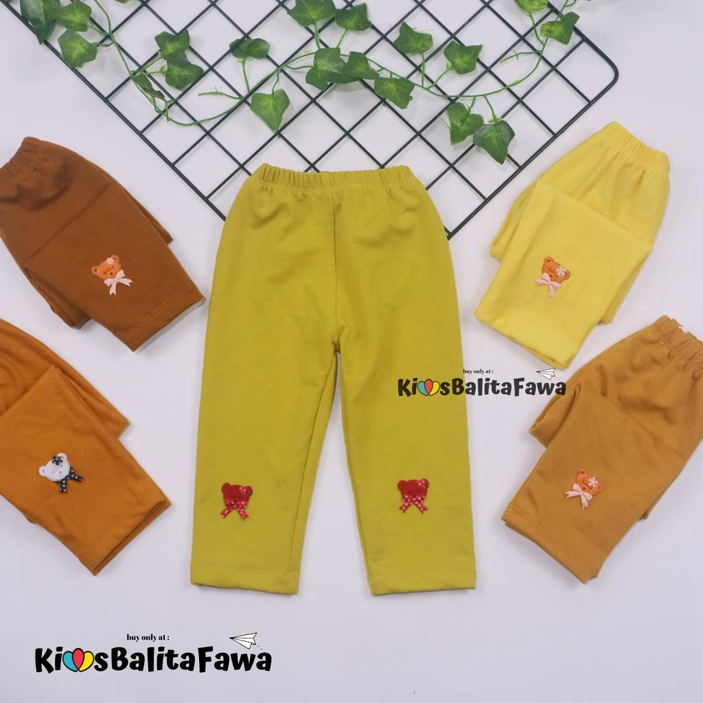 [ Buy 1 Get 1 ] Legging Anak Jin Ae 1-5 Tahun / Legging Panjang Anak Korea Perempuan Kualitas Import Cewek Lejing Laging Stretch babycinnamon