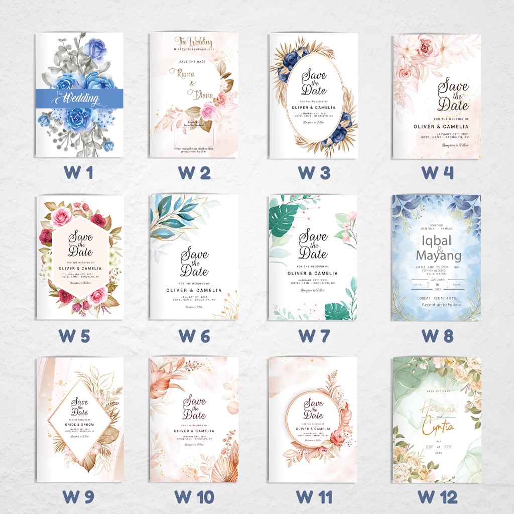 Hang Tag Souvenir Wedding Custom 2 Sisi | Tag Wedding | Tag Souvenir Nikah | HangTag Pernikahan | Fr