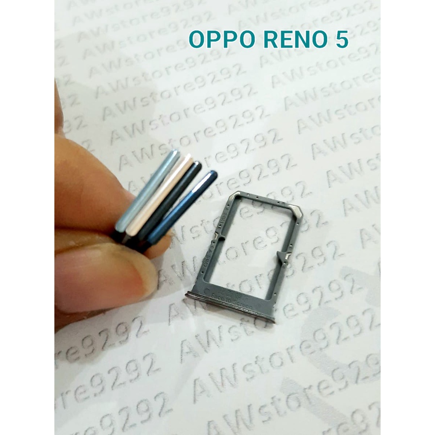 Slot Tempat Dudukan Kartu Simcard Sim card Lock Simtray OPPO RENO 5 sim tray Oppo Reno 5