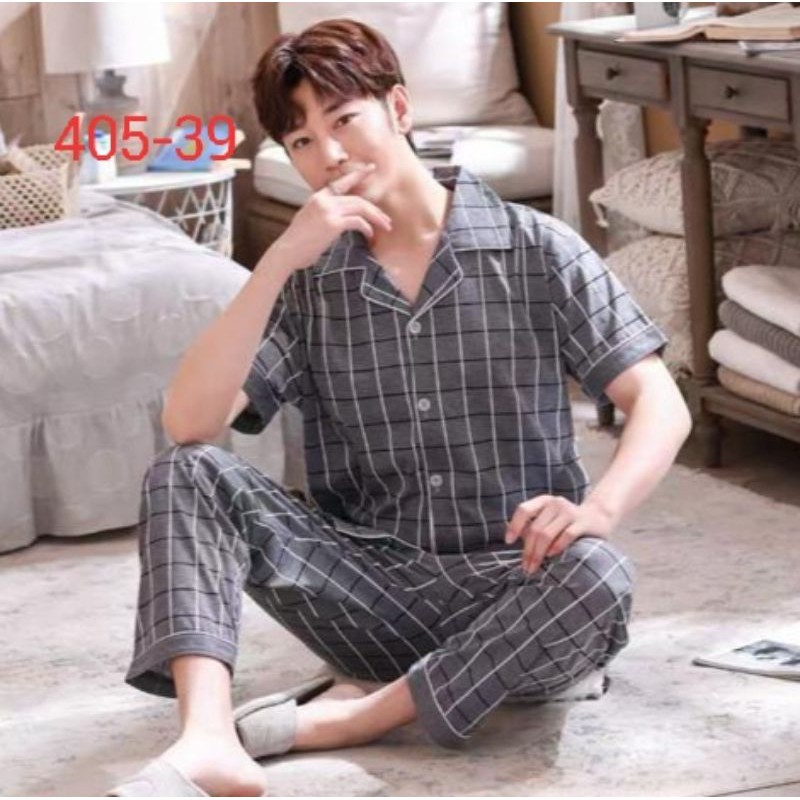 Baju tidur pria import fashion pria import baju tidur pria import murah C14-D2