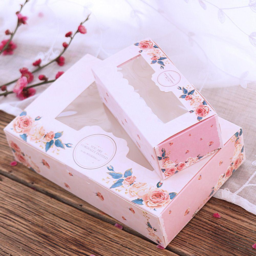 Mxbeauty Mooncake Box Mini Paper Hadiah Kado Warpping Supplies Packaging Box Dekorasi Rumah Kotak Kue