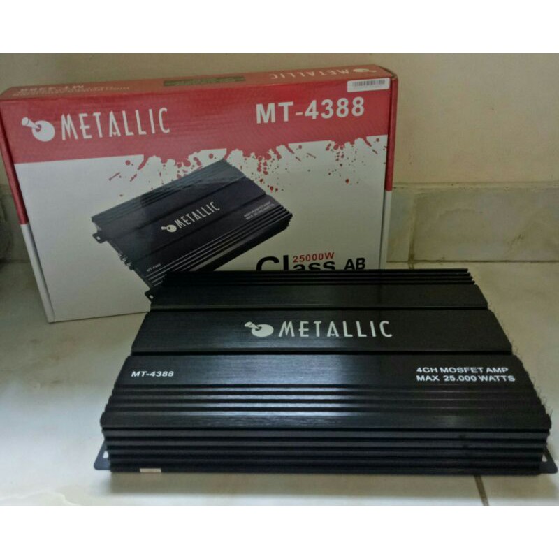 Power amplifier 4 channel Metallic MT-4388 power 4 channel metallic mt-4388