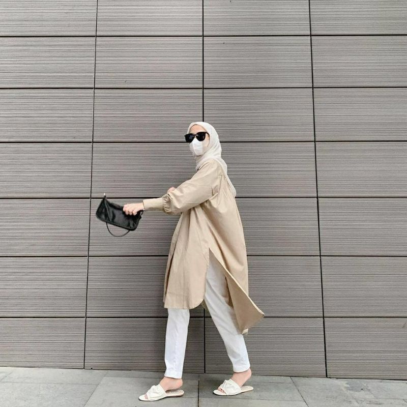 ALIEN OVERSIZE LONG TUNIK / HANLEY LONG SHIRT