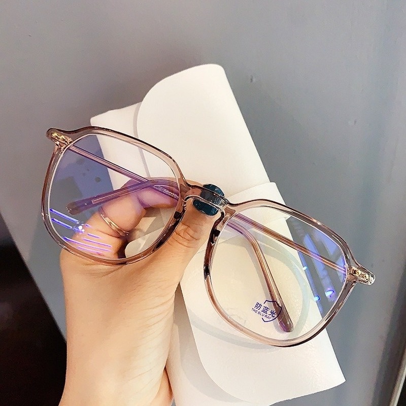 （YUZHU）COD INS Fashion Style Kacamata Kebesaran Untuk Wanita Gaya Korea Kacamata Anti Radiasi Untuk Wanita