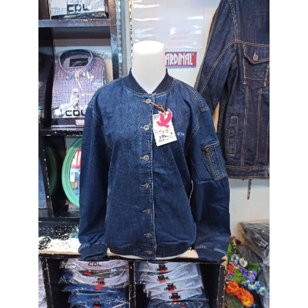 PROMO Jaket Wanita Bomber Jeans CARDINAL Original GAJAR20