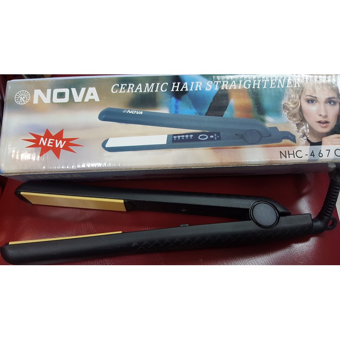 Catokan Rambut Nova nHC 467 Lurus suhu temperatur 01-098-nv