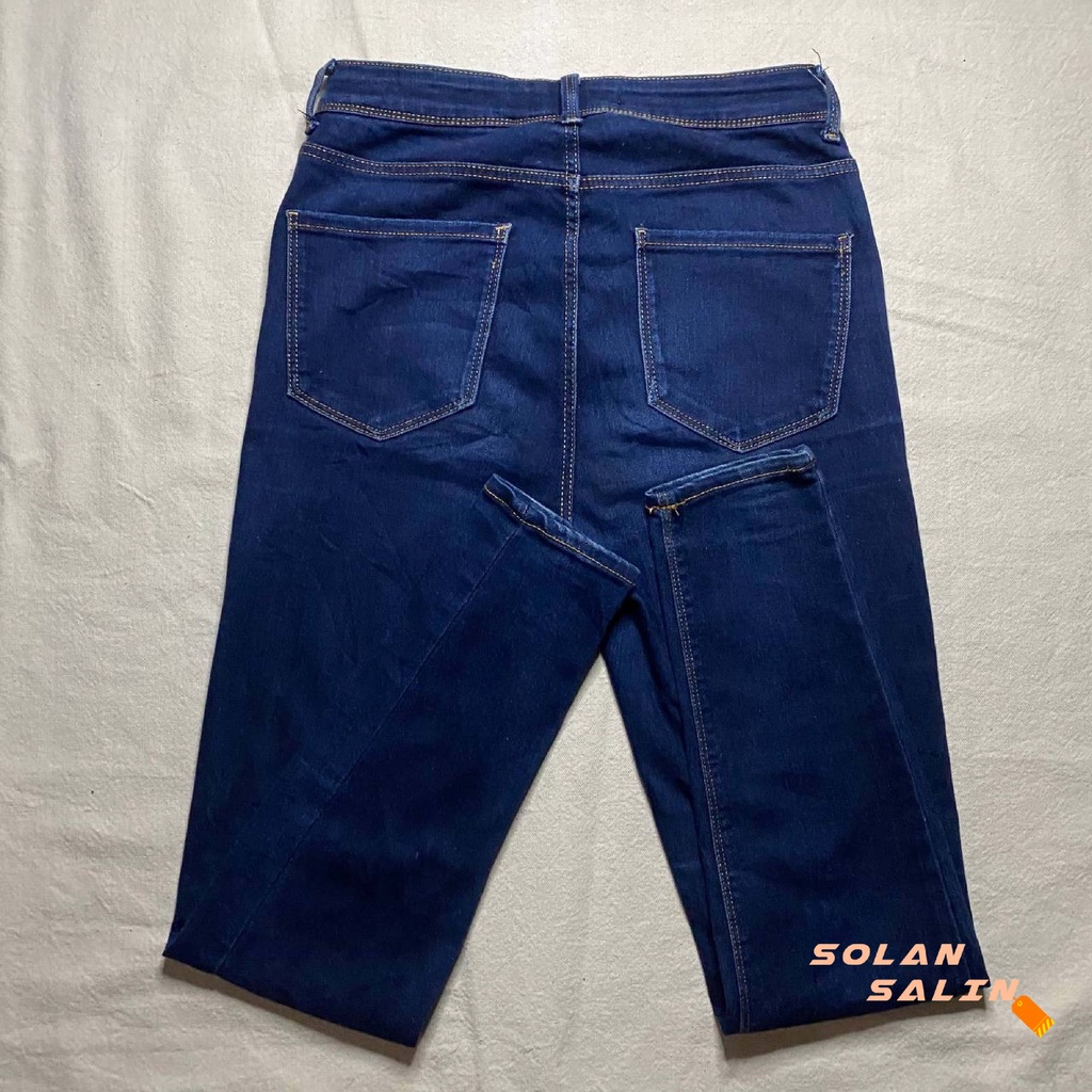 Zara Basic Z1975 Denim Jeans - Celana Panjang Jeans Unisex - Preloved