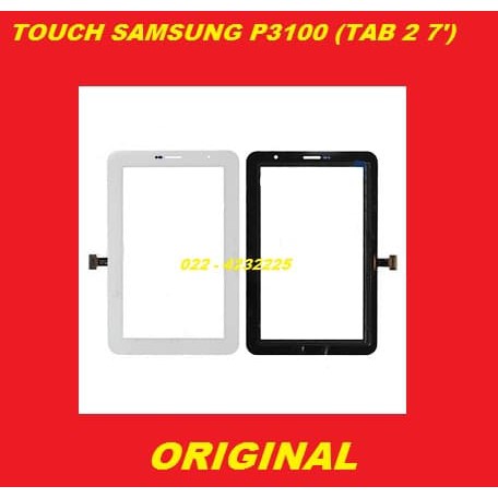 Sparepart Touchscreen Samsung P3100 (Galaxy Tab 2 7.0 Inch) White Ori(904015) Laptop Notebook