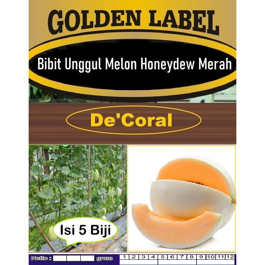 Bibit Unggul Melon Honeydew Merah | Biji Benih Melon Honeydew Red