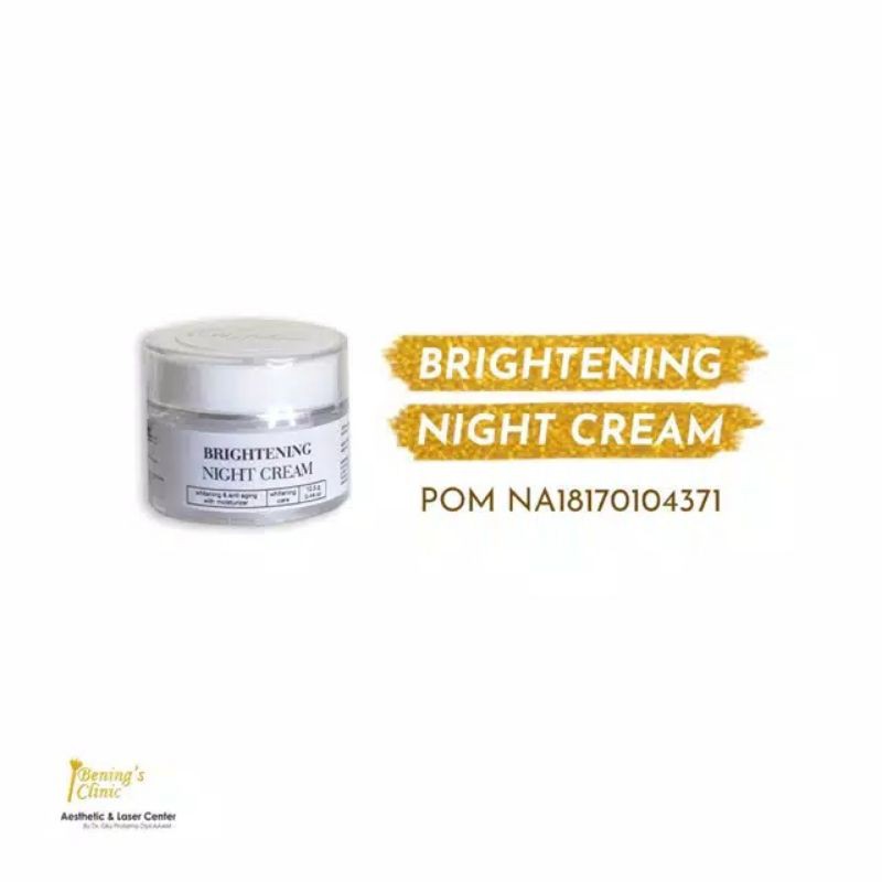Brightening Night Cream H K2New Dr. Oky Pratama Bening's Skincare