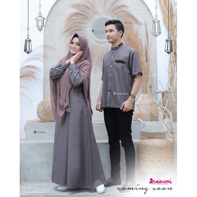 GAMIS SET AINUN HABIBIE COUPLE ORI NAZUMI GAMIS