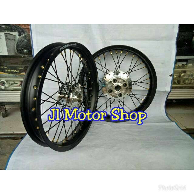 Sepaket Velg Tromol Set Jari Jari Tiger Revo Tiger Revolution / Paketan Velg Tiger Revo Velg Jari2