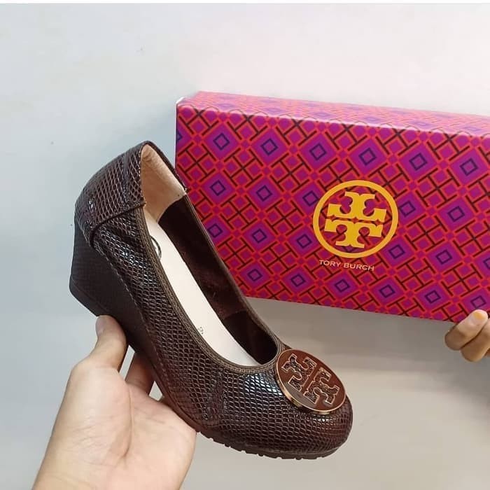 Spesial Sepatu Wanita Tory W801 Wedges 7Cm / Sepatu Kerja Wanita Murah