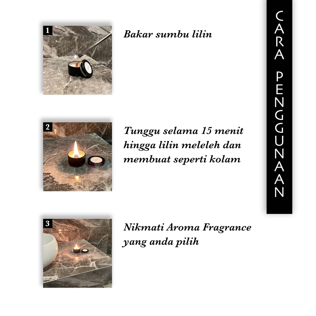 HEAVEN SCENT Scented Candle Travel Size Tinned Lilin Wangi Aromaterapi Kaleng 45 gr - Inspired by Fragrances