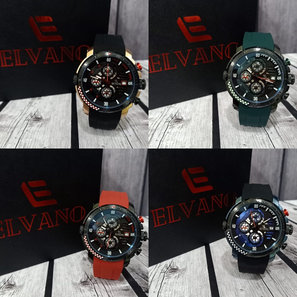 Jam Pria ELVANO EL2002 EL 2002 Original Garansi Resmi ELVANO