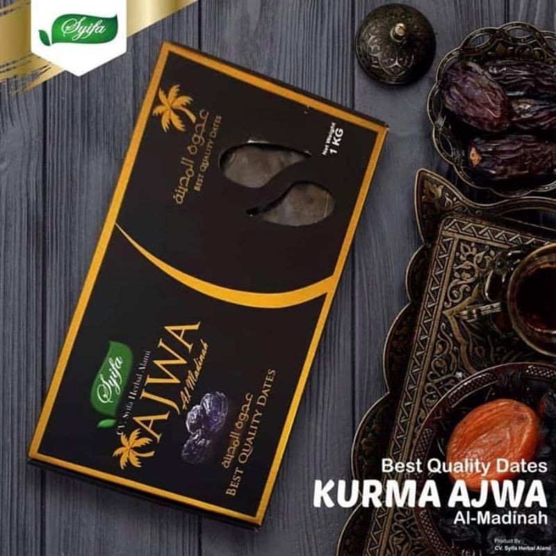 Kurma Ajwa KIng Syifa Premium Madinah | Kurma ajwa al madinah Kurma Ajwa Jumbo Kurma Nabi