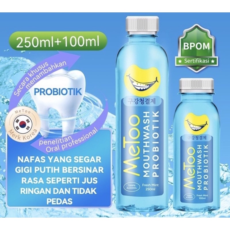 MeToo OBAT KUMUR PEMUTIH GIGI & PENYEGAR NAFAS 100ml