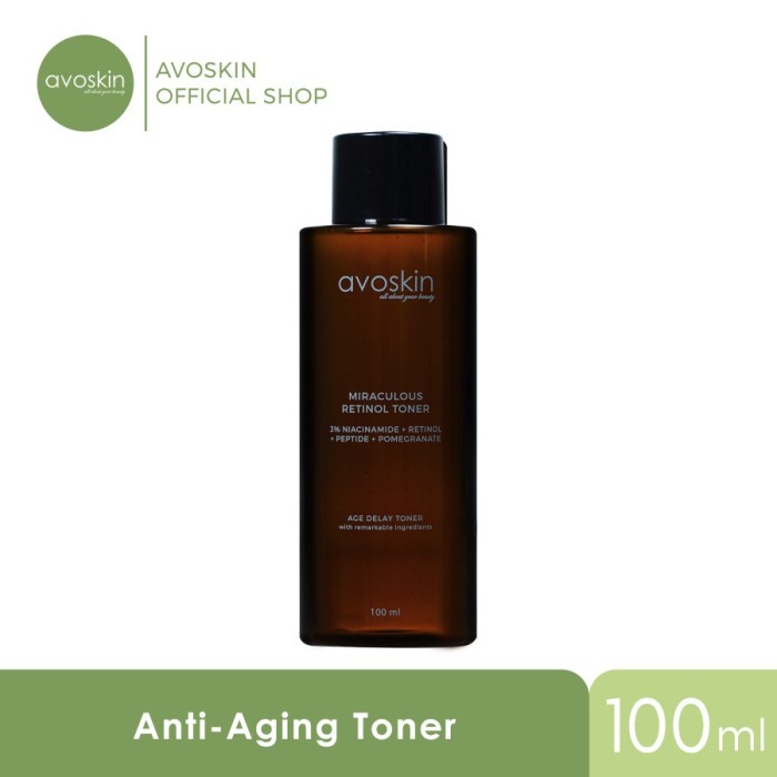 Toner Glowing Avoskin Miraculous Retinol Toner 100ml