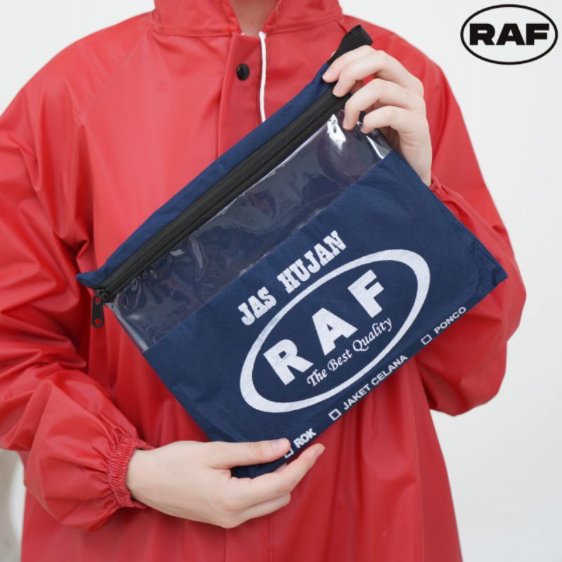 Jas Hujan Raincoat RAF Murah Berkualitas Anti Rembes warna moca