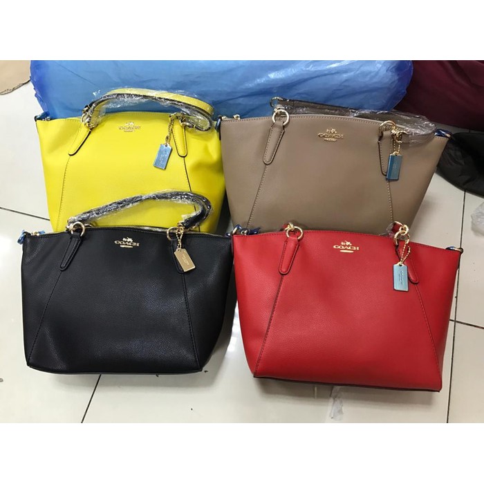 Tas Wanita Coach Bowling Leather Like Ori