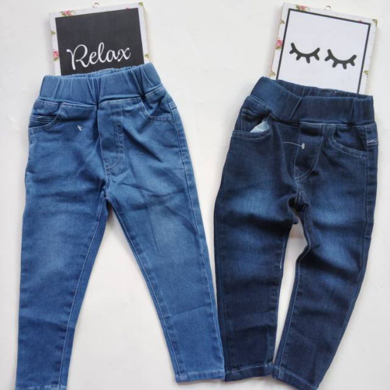 CELANA JEANS ANAK SKINNY 1-6 TAHUN