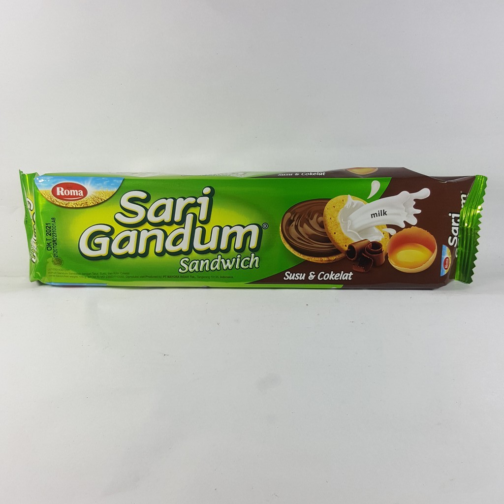 

Roma Sari Gandum Coklat 115 gr